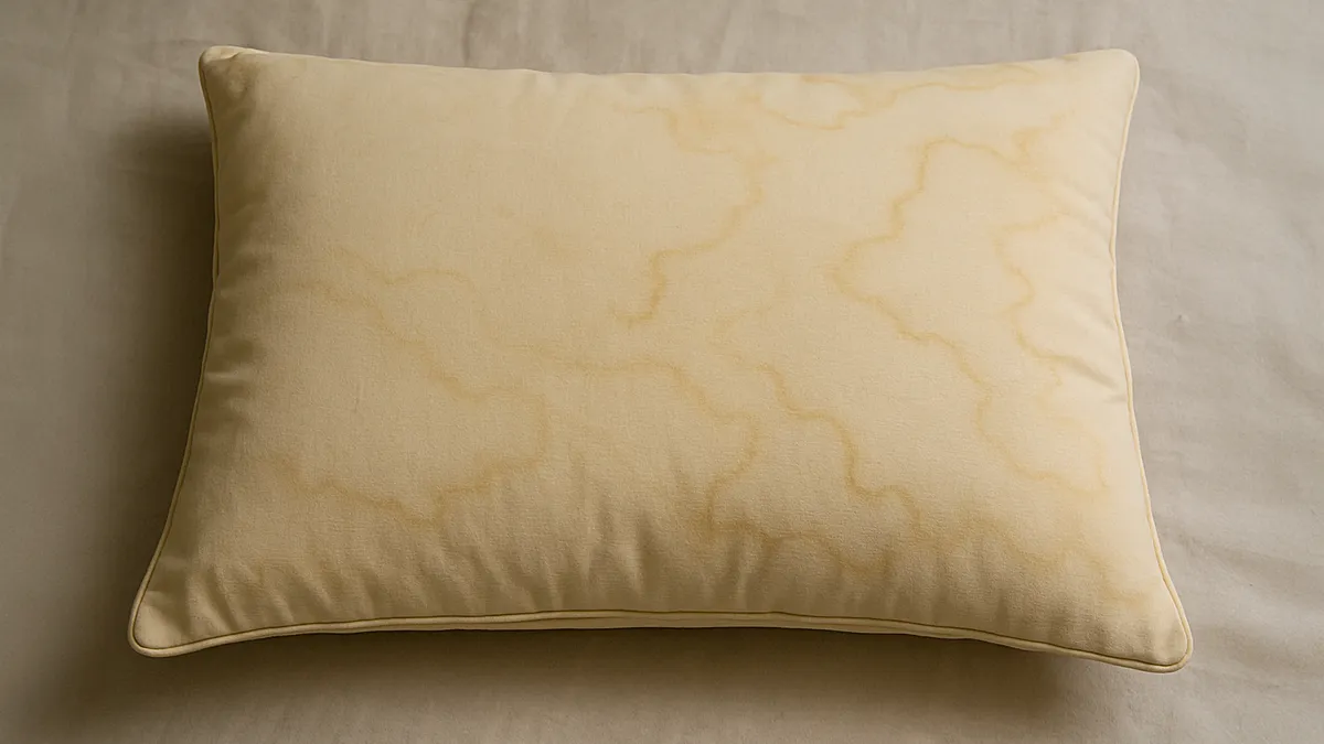 Come tenere i cuscini puliti e combattere le macchie gialle